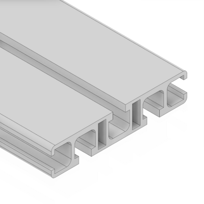 10-9018.5-0-36IN MODULAR SOLUTIONS EXTRUDED PROFILE 90MM X18.5MM, CUT TO THE LENGTH OF 36 INCH
